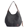 Simple Style Canvas Shoulder Bags For Women Large Capacity Handbag Fashion Shopper Totes Bag High Qualty Purse bolsa feminina