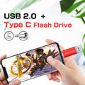 Super Mini TypeC USB flash drive Pen Drive high quality 4GB 8GB 32GB 64GB 128GB 256GB Pendrive for Type-C device