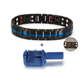 Black Bracelet Men Hand Chain Waterproof Health Germanium Magnetic Therapy Bracelet Male Benefits Stainless Steel Bracelets Mens