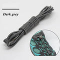 1 Pair 22 Colors Elastic Hiking Shoelaces Round Locking No Tie Shoe Laces Kids Adult Quick Lazy Laces Rubber Sneakers Shoelace