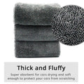 Microfiber Twist car wash towel Professional Car Cleaning Drying Cloth towels for Cars Washing Polishing Waxing Detailing