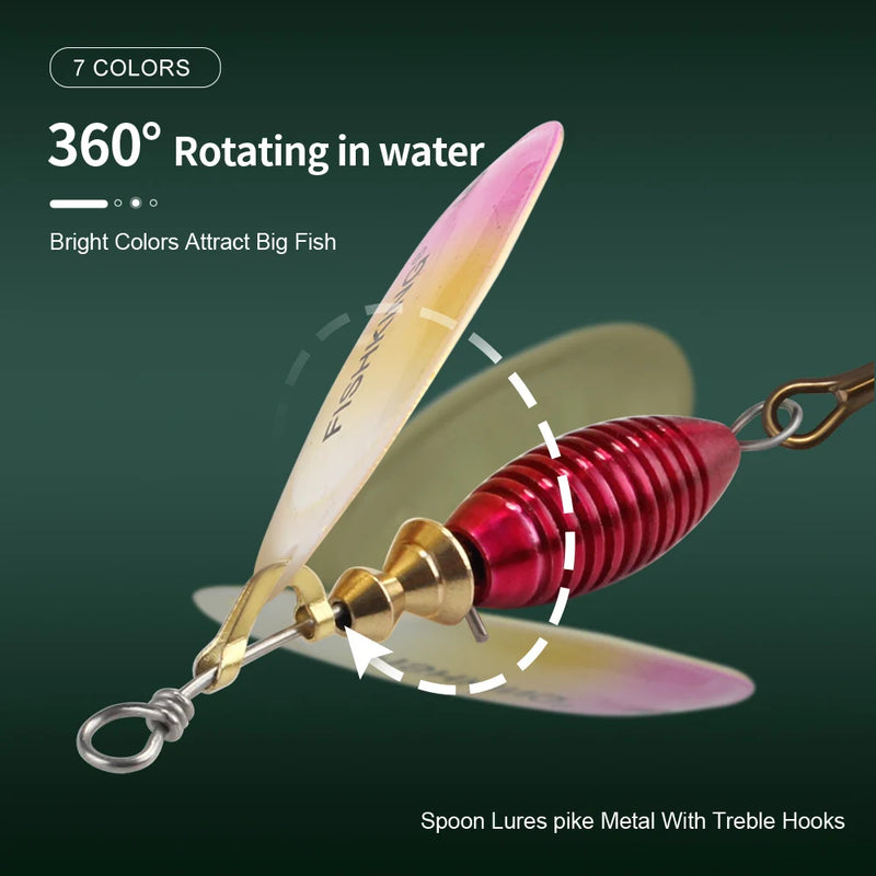 FISH KING New Metal Fishing Lure 4g 4.8g 7g 10g 14g | SAMAG