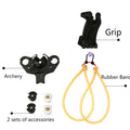 Slingshot Archery Sticking Slingshot Bow Outdoor Wrist Rest-Free Tied Allergic Bow Outdoor Competitive Bow and Arrow Crossbow