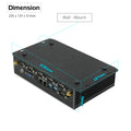 Mini Industrial PC Fanless Dual LAN 6*COM 4G LTE Core i5 4200U i7 4500U J1900 HD WiFi 6*RS232 RS485 Windows 11 Linux Computer