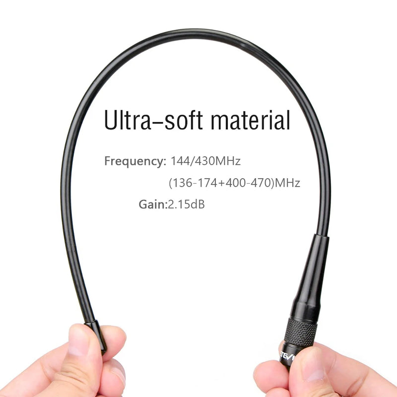 Retevis RHD-771 RT5R Walkie-Talkie Antenna SMA-F RHD-771 VHF UHF Dual Band for Baofeng UV 5R 144/430Mhz Quansheng UV K5 UV K6
