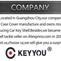 KEYYOU 3 Button Remote Key Shell Fit For BMW E31 E32 E34 E36 E38 E39 E46 Z3 Z4 Case Fob 3 BTN Uncut Key Fob Case