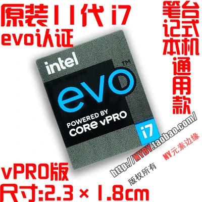 Hot Wholesale Original Core i7 3 4 5 6 7 8 9 10th Generation Laptop Desktop CPU Label Sticker