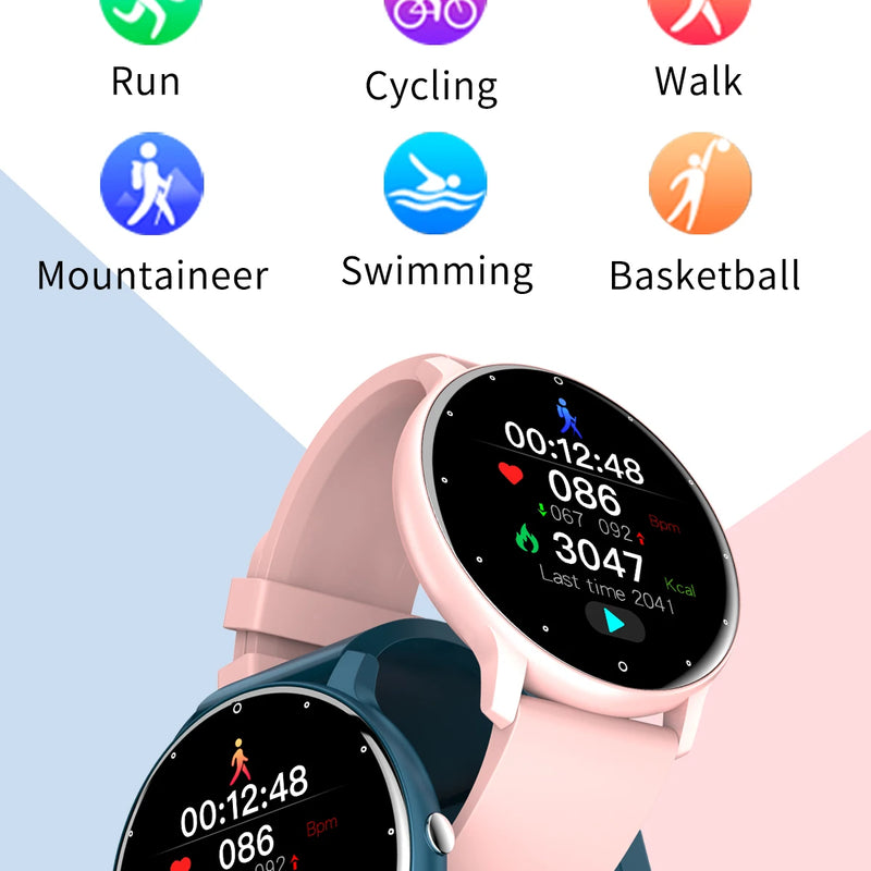 LIGE 2026 Smart Watch Women Men Ladies Gift Sport Fitness Men Watches Heart Rate Monitor Waterproof Smartwatch For Android IOS