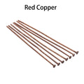 100-200pcs/bag 20 25 30 40 50 60 mm Flat Head Pins Gold/Copper/Rhodium Headpins For Jewelry Findings Making DIY Supplies