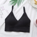 Women's Crop Top Ribbed Tube Top U-Back Comfort Bra Streetwear Camis Sexy Lingerie Seamless Underwear Sports Tank Bralette M-XL