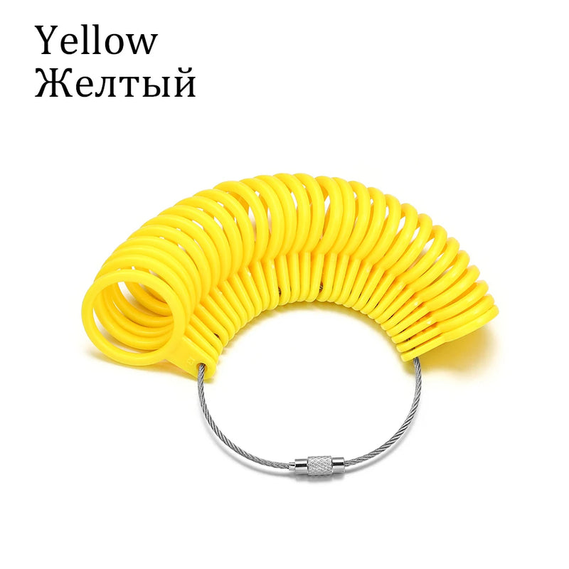 Professional Measuring Gauge Finger Ring Stick Sizer UK/US Official British/American For DIY Fashion Jewelry Measuring Tools Set