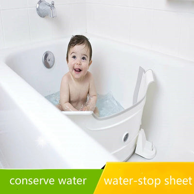 Adjustable Bathtub Partition Flap Baby Bath Dam Tub | SAMAG