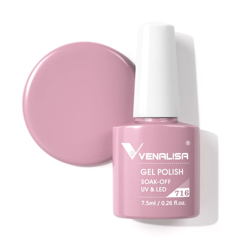 VENALISA Non Cleansing Topcoat Nail Art 7.5ml Soak off Base Coat Foundation No Wipe Top Coat Nail Gel Funny Bunny Gel Varnish