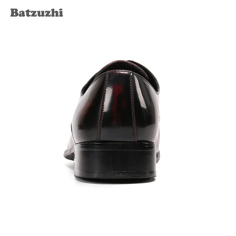 Batzuzhi Genuine Leather Dress Shoes Men for Business, Party and Wedding New Arrival Men's Shoes Zapatos Hombre