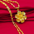 Real 18K Gold Necklace for Women Men Fine Jewelry Pure Chain Genuine Solid for Women Wedding Luxury