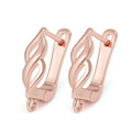 1 Pair Gold Plated  Earring Hooks Components Accessories Supplies For Woman DIY  Handmade Making Findings Jewelry  Wholesale