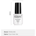 ROSALIND Gel Polish Manicure for Nails Semi Permanent Vernis top coat UV LED Gel Varnish Soak Off Nail Art Gel Nail Polish