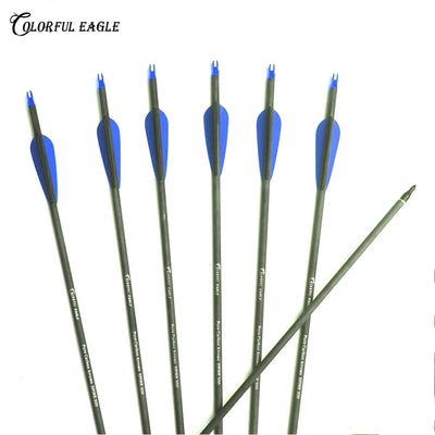 Archery 28/30/31 Inch Pure Carbon Arrows ID6.2mm Spine | SAMAG