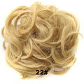 Jeedou Messy Bun Chignon Donut Hair Pad Elastic Hair Rope Rubber Band Synthetic Hairpiece Hair Accessories for Women
