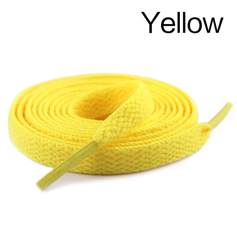 29 colors 1 Pair Shoelace Flat Popular Sports Shoes Laces Casual Canvas Unisex Polyester Shoelaces Shoelace Length 80 100 120 CM