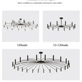 Black Chandelier Living room Foyer Hotel Large Chandelier Indoor Nordic Post Modern Loft Industiral Vintage Chandelier Lighting