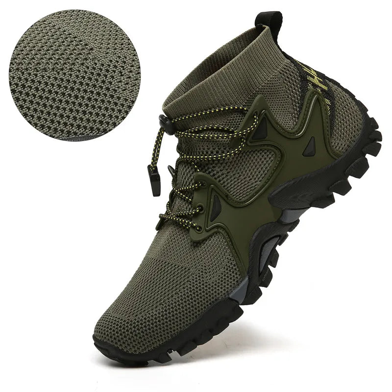 Summer Men's Casual Shoes Mesh Breathable Men's Sneakers Outdoor Slip-On Men's Shoes Lightweight Men's Wading Shoes Hot Sale