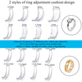 8Pcs/lot Silicone Invisible Clear Ring Size Adjuster Resizer Loose Reducer Sizer Fit Any Jewelry Tools | SAMAG
