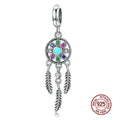 WOSTU 925 Sterling Silver Animal Cat Charm Pendant Heart Family Ladybug Bee Beads Fit Original Bracelet DIY Jewelry For Women