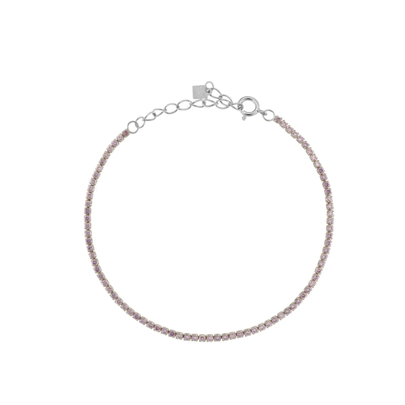 ANDYWEN 925 Sterling Silver 1.5mm Tennis Zircon Charm Long Chain Necklace Rock Punk Fashion Fine Jewelry Gift Wedding Party