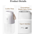 300ml Dual Sprayer Air Humidifier 2000mAh USB Rechargeable Battery Wireless Aroma Mist Maker Fogger Diffuser Light Umidificador