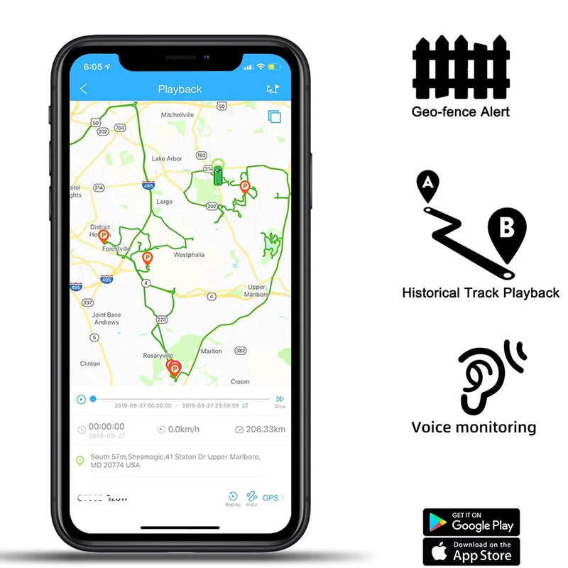 4G TKSTAR TK905 Car GPS Tracker 5000mAh 90 Days Standby GPS AGPS Dual Positioning Real Time Monitor Free Web APP Car Accessories