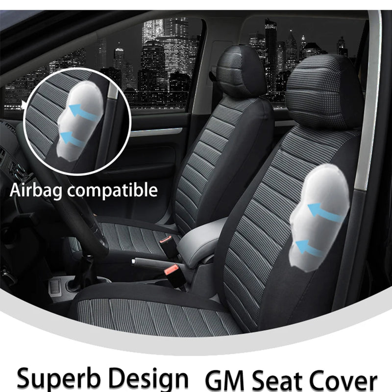 AUTOYOUTH Front Car Seat Covers Airbag Compatible Universal Fit Most Car SUV Car Accessories Car Seat Cover for Toyota 3 color