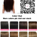ZZHAIR Clip In 100% Human Remy Hair Extensions 16"-28" 8Pcs Set 100g-160g Full Head Body Wavy Natural