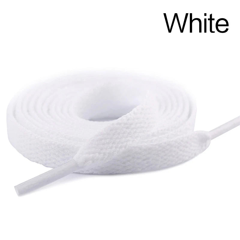 29 colors 1 Pair Shoelace Flat Popular Sports Shoes Laces Casual Canvas Unisex Polyester Shoelaces Shoelace Length 80 100 120 CM