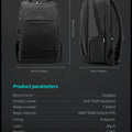 Tigernu Men's Backpack Fashion Travel Backpacks Male Anti Theft USB Charging 15.6 Laptop Backpack Waterproof School Bags For Men