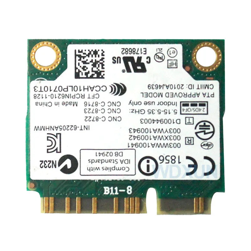 For 6250AN 2.4G / 5GHz dual - band wireless adapter 6205 62205an 62205hmw 300Mbps Half Mini PCI - E WiFi - Visuel 3 | SAMAG