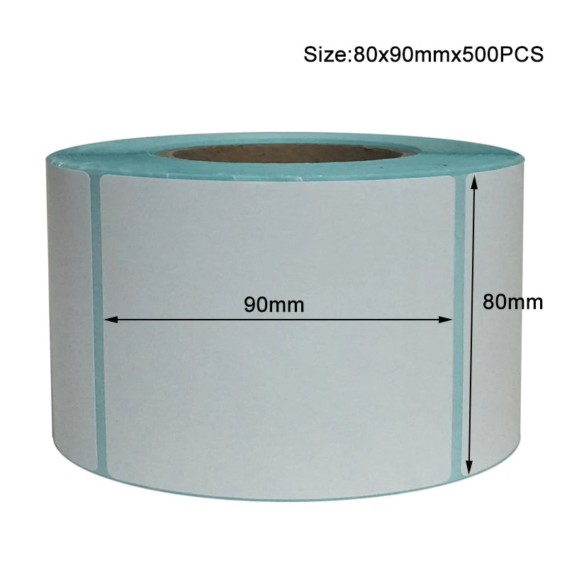 20x10mm Shipping Labels- 700 barcode sticker Per Roll Strongest & THICKEST - Thermal Postage BPA Free, Supermarket Blank Sticker