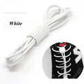 1 Pair 22 Colors Elastic Hiking Shoelaces Round Locking No Tie Shoe Laces Kids Adult Quick Lazy Laces Rubber Sneakers Shoelace