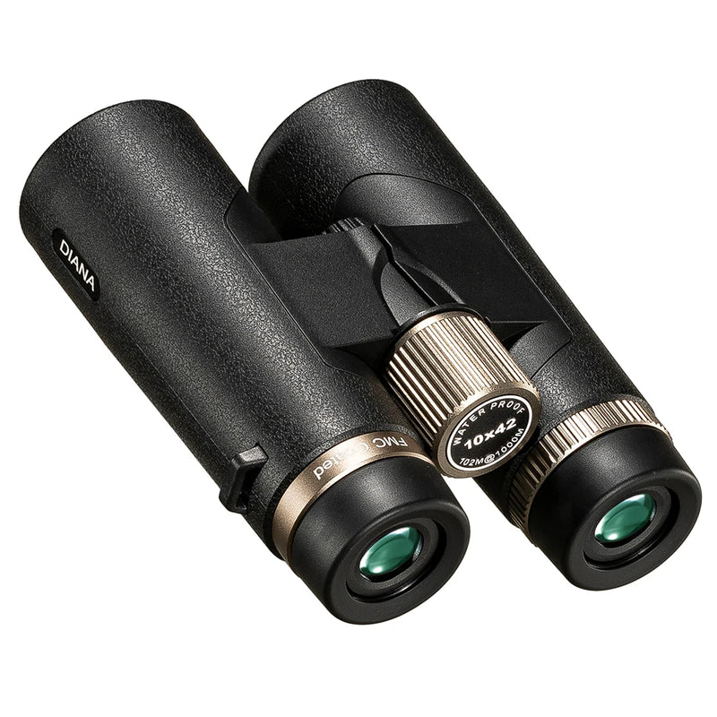 DIANA HD 10x42 Telescope BAK4 Binoculars High Power Waterproof Telescope Tripod Adapter for Hunting Outdoor Camping