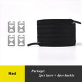 1Pair No Tie Shoelaces Elastic Shoelaces Kids Adult Quick Lazy Laces Flats Rubber Sneakers Running Shoelace 24 Colors