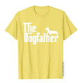 Mens The Dogfather Dachshund T-Shirt Funny Father Dog Lover Gift T-Shirt & Tees Unique Cotton Men's T Shirt Chinese Style