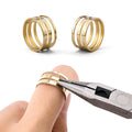 A Set Jewelry Findings Tool Open Jump Rings, Pliers, Lobster Clasps Hooks, Tweezers Making Supplies - Visuel 5 | SAMAG