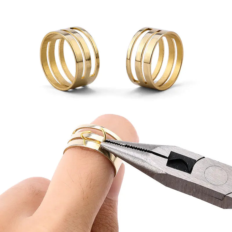 A Set Jewelry Findings Tool Open Jump Rings, Pliers, Lobster Clasps Hooks, Tweezers Making Supplies - Visuel 5 | SAMAG