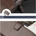 New Card Holder Men Wallets Business Long Design Quality Fashion Casual Men Purse Zipper Multi-function Wallets