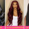 Vanlov Brazilian Body Wave Hair Bundles Human Hair Weave Bundles Natural Black/Jet Black 1/3/4 Piece 8-30” Remy Hair Extensions