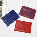 Classic Crocodile Pattern Card Holder Men Women Genuine Leather Leather Credit Card Case ID Card Holder Wallet Purse Pouch