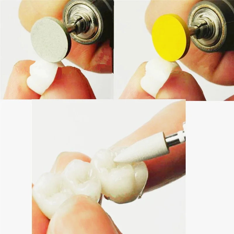 Dental Silicone Grinding Head Amalgam/Metal Polisher For Low-Speed Handpiece Contra angle Composite Teeth Polishing RA Stone