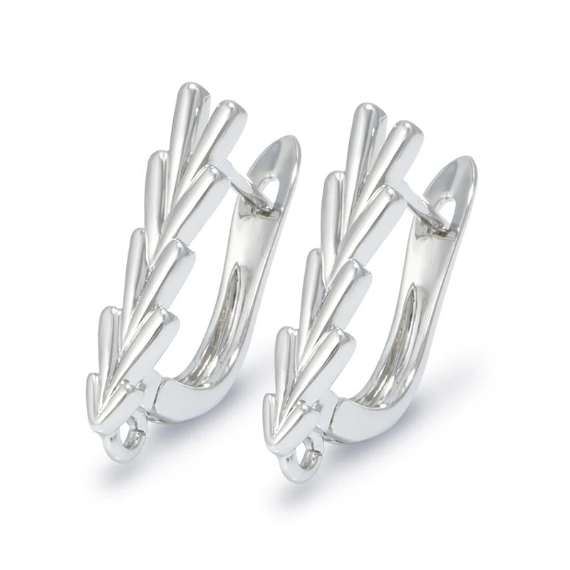 1 Pair Gold Plated  Earring Hooks Components Accessories Supplies For Woman DIY  Handmade Making Findings Jewelry  Wholesale
