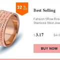 High Quality New arrival Fashion gift Charm Party New arrival rhinestone wedding jewelry Stainless Steel CZ Crystal Rings