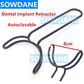 1 piece Dental Implant Lip & Cheek Retractor Orthodontic Surgical Mouth Opener Instrument Autoclavable Stainless Steel